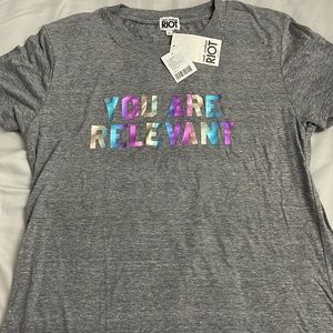 Suburban Riot T-shirt size Large NWT